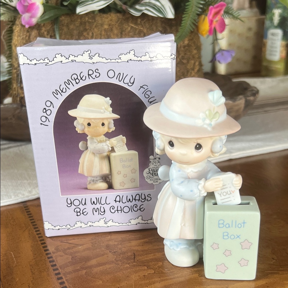 1989 Members Only Precious Moments You Will Always Be My Choice Figurine